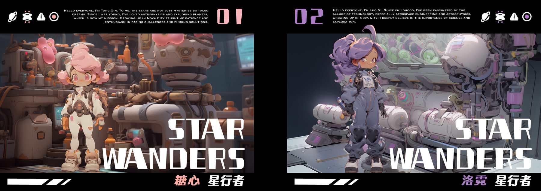 Star Wanderers 角色设定